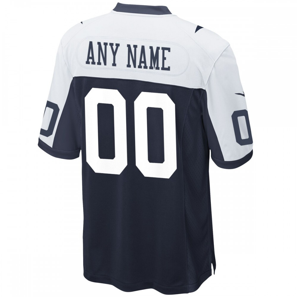 Dallas Cowboys Nike Alternate Custom Game Jersey - Navy-GridironStore